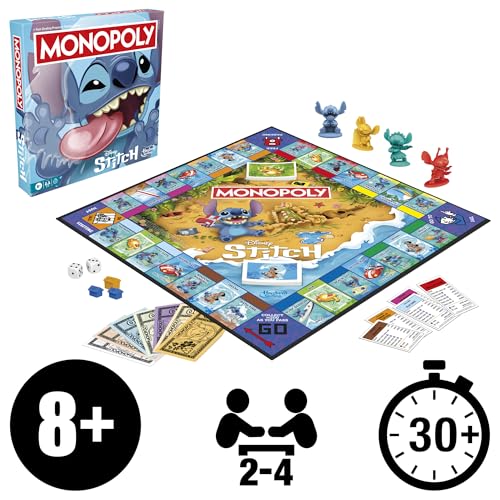 Monopoly Disney Stitch Edition Board Game - English Version 9