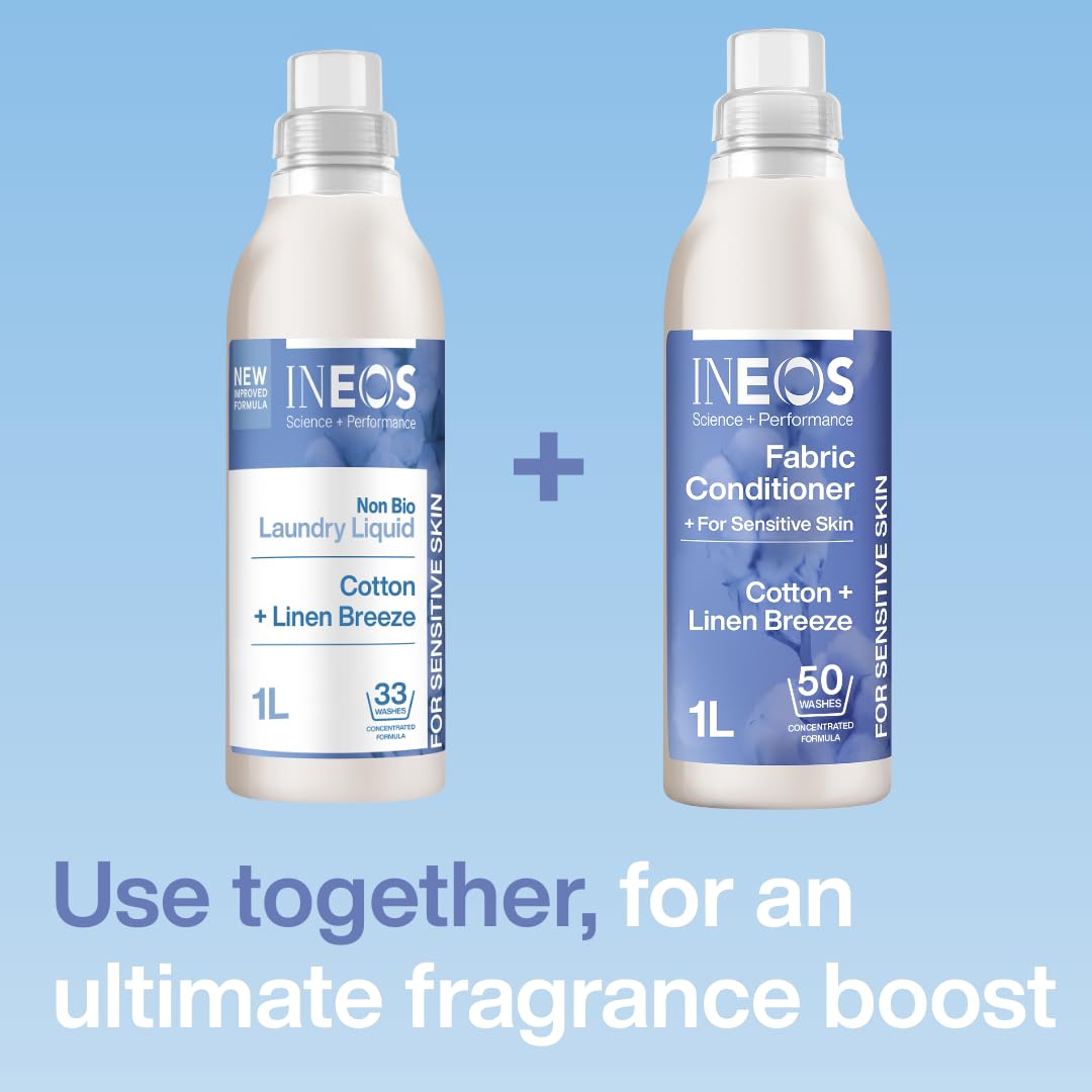 INEOS Cotton + Linen Breeze Fabric Conditioner (50 Washes) 3