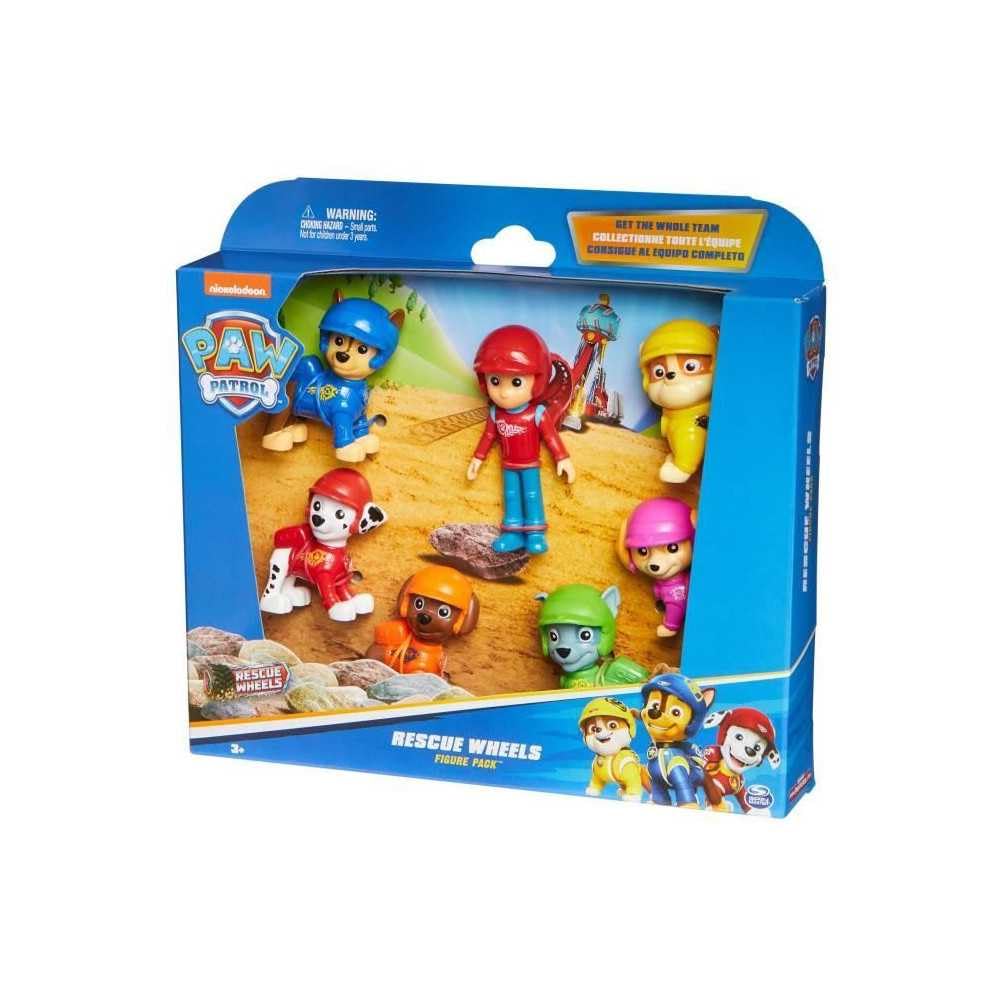 Paw Patrol: Rescue Wheels - 7 Collectible Action Figures Gift Pack 7