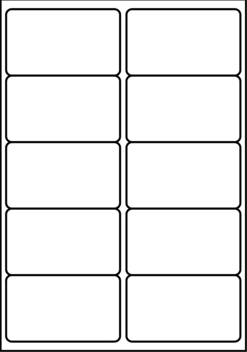 SmithPackaging A4 Self Adhesive Address Labels - 10 Labels Per Sheet, 20 Sheets | Matt White 1