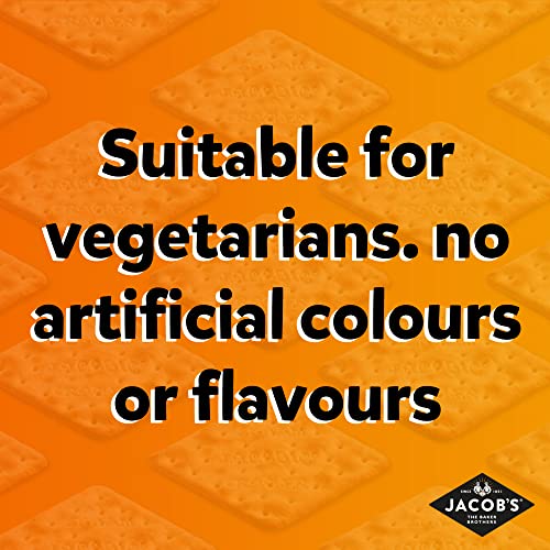 Jacob's Mediterranean Crackers, Pinch of Salt, 190g - Pack of 20 6