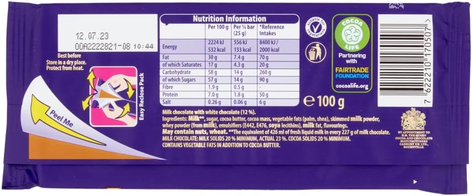 Cadbury Dairy Milk Winter Wonderland Schokoriegel – 100 g