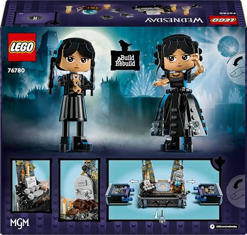 LEGO Wednesday Addams Figure Set - Posable Collectible Building Toy for Kids 10+ 12