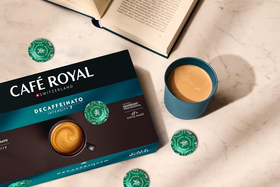 Café Royal Professional Pads - Espresso Decaffeinato, 50 Pads, 100% Arabica, Stärke 7/10, Nespresso-kompatibel 5