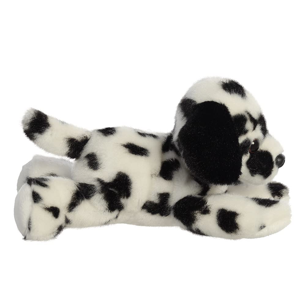 Dipper the Dalmatian Dog - Mini Flopsies Plush Toy, 8In, Black and White 4