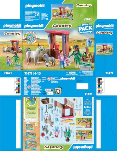 Playmobil 71471 Country: Farmyard Veterinarian Starter Pack, animal play sets, s 8