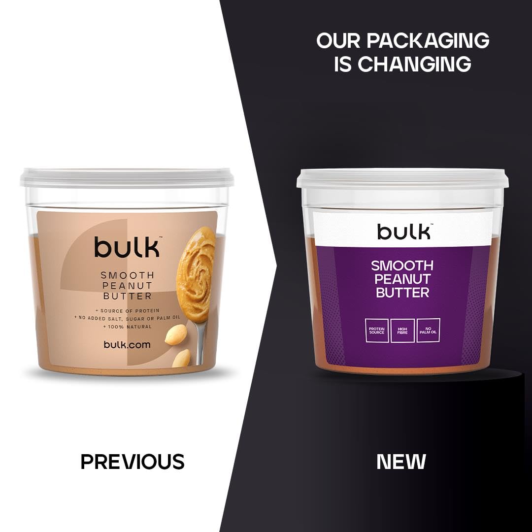 Bulk - Natural Roasted Peanut Butter Tub, Smooth, 1 kg 8