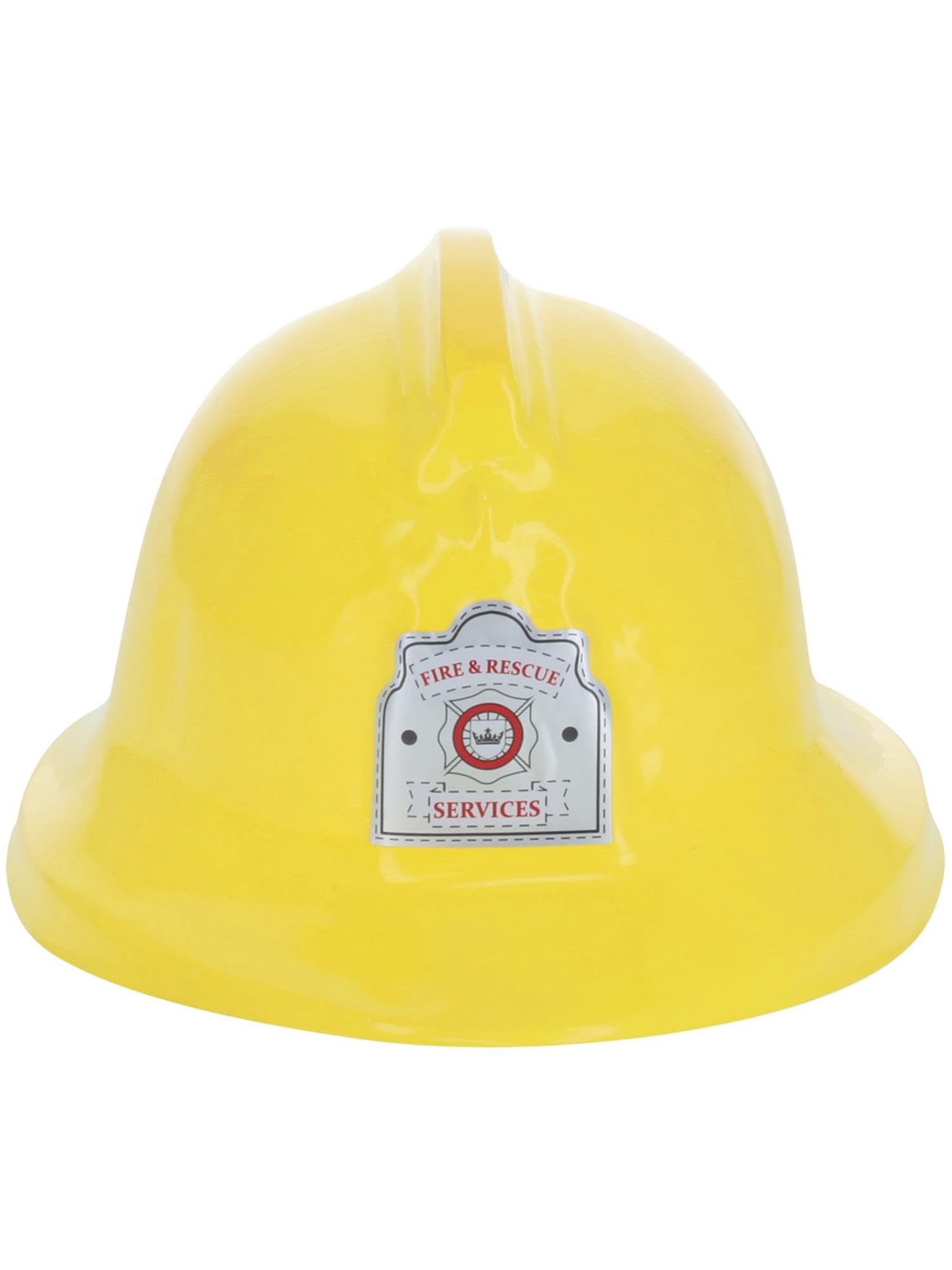 Smiffys Fire Fighter Hat Yellow with Badge - Child Fancy Dress Costume Accessory 5