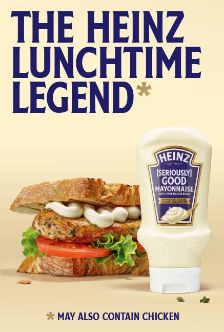 Heinz Seriously Good Mayonnaise 775 g – Cremig, reichhaltig und geschmeidig mit Eiern aus Freilandhaltung