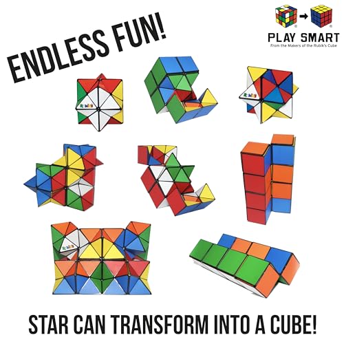 Rubik's Magic Star Puzzle 2 Pack - Transformable Fidget Toy for Kids & Adults 4