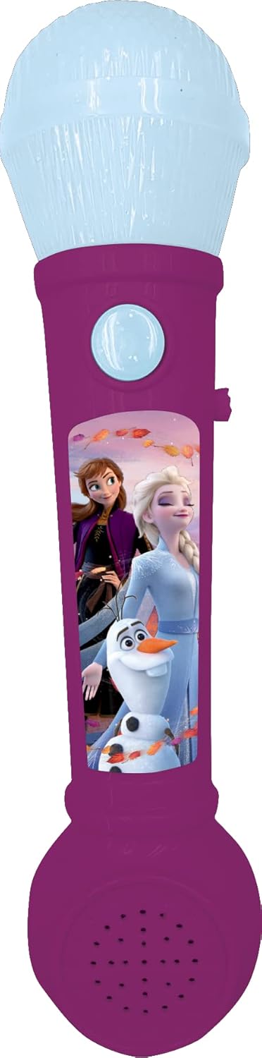 Lexibook Frozen Microphone for Kids - Light-Up Singing Toy with Built-in Speaker & Demo Songs 3