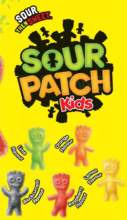 Sour Patch Kids Original Weiche &amp; Zähe, erst sauer, dann süß Bonbons, 130 g