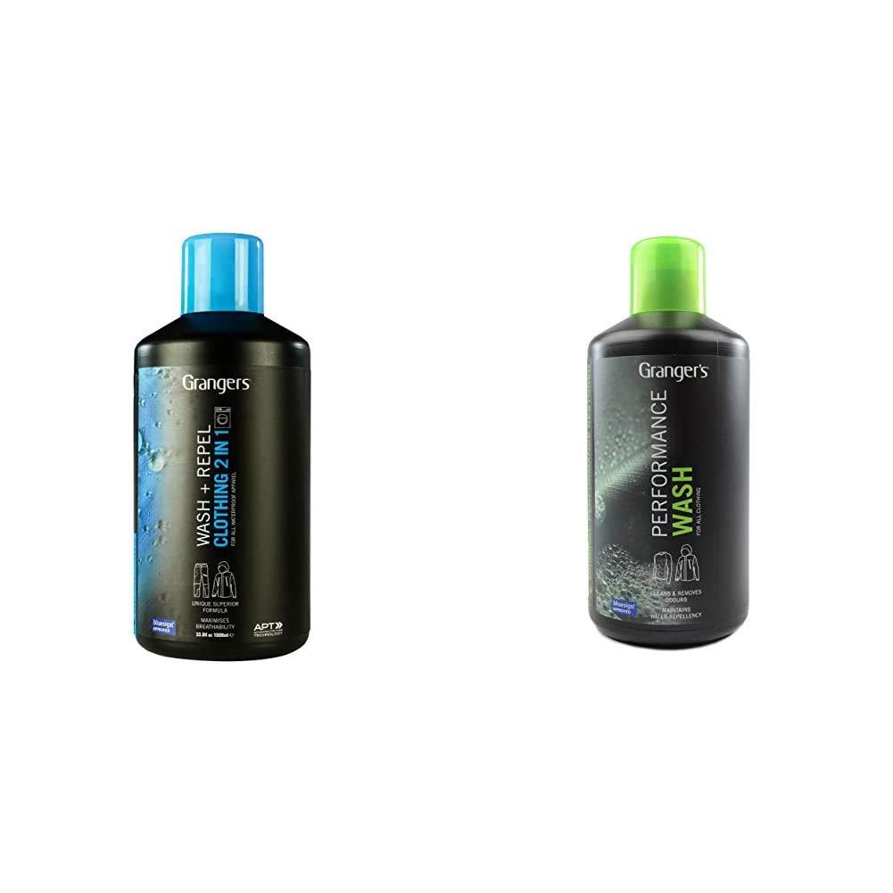 Grangers Clothing Wash and Repel 1 Litre - 2-in-1 Clean & Reproof Detergent