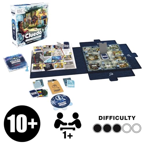 Hasbro Gaming Cluedo Advent Calendar: Secrets Under Snowfall - English Version 4