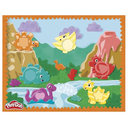Play-Doh Shapes & Colours Dinosaur Toy - Preschool Creative Playset for Ages 3+ 17