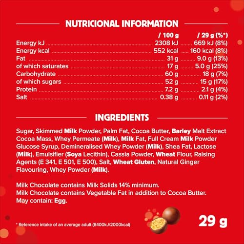 Maltesers Lebkuchen-Geschmack Rentier, Milchschokolade, Malz &amp; Honigwaben-Leckerli 8