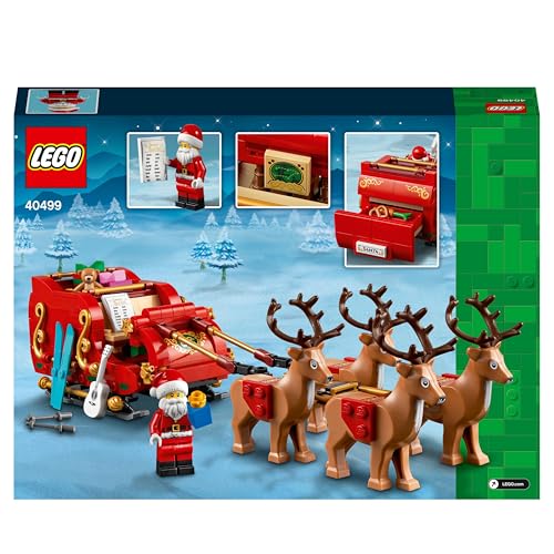 LEGO Santa's Sleigh Set 40499 - Building Toy for Kids 9+ 16