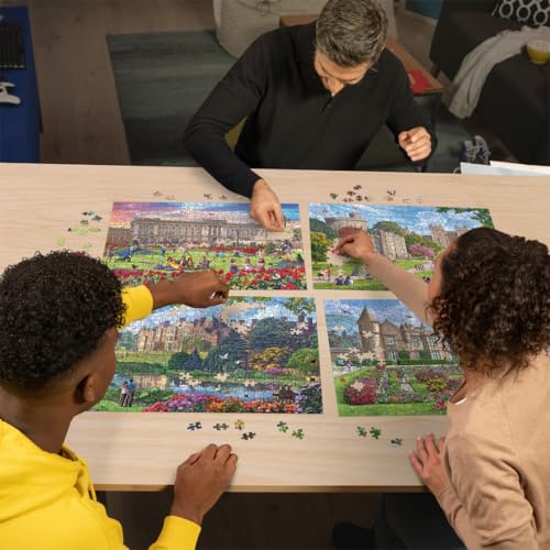 Ravensburger Happy Days Royal Residences 4x 500 Piece Jigsaw Puzzle - Garden Seasons Collection 15