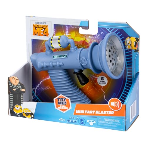 Despicable Me 4 SFX Mini Fart Blaster - 8 Silly Sound Gag Toy for Kids 8
