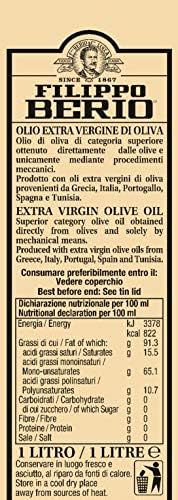 Filippo Berio Extra Virgin Olive Oil Tin, 1L
