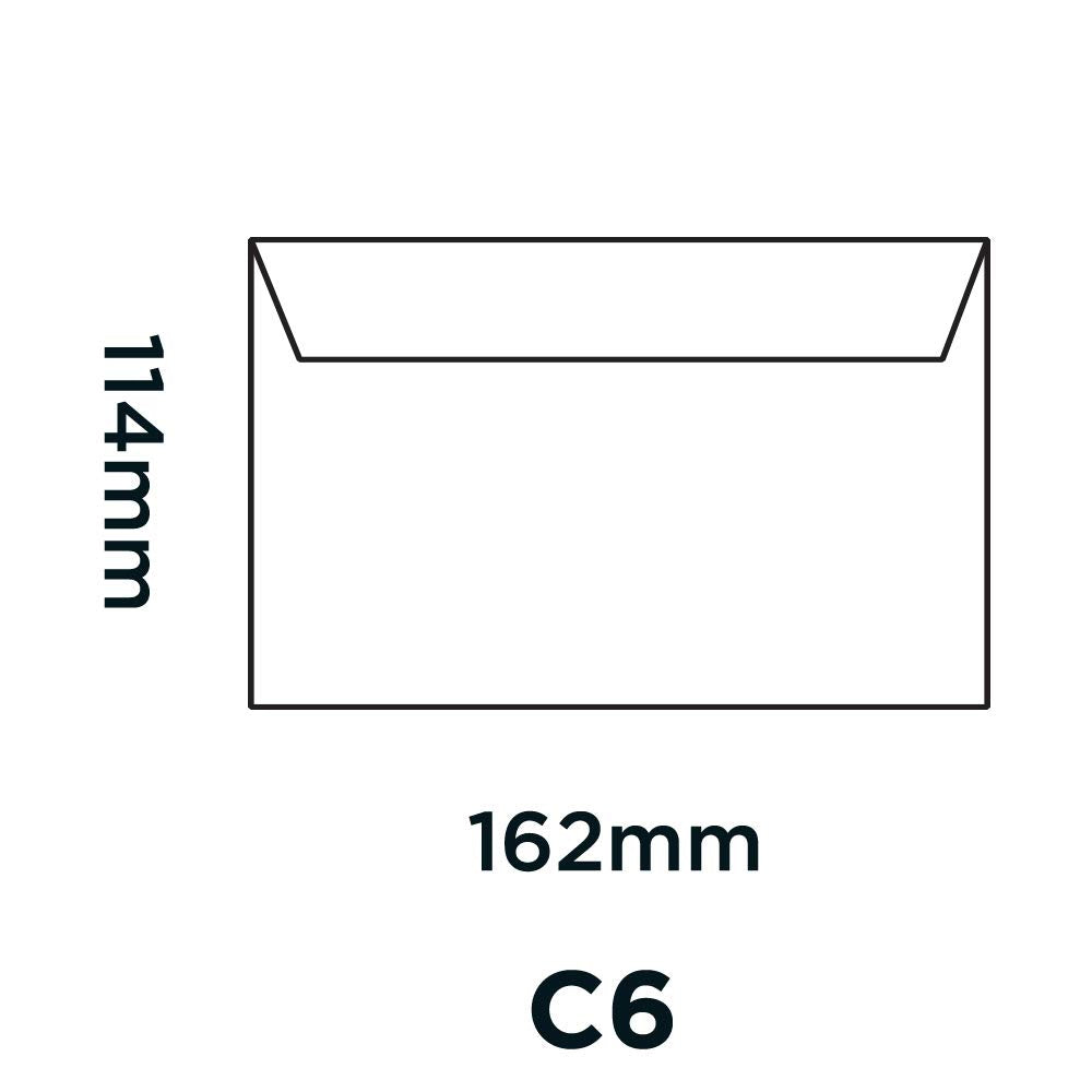 Blake Premium Business Envelopes - Brilliant White Wove C6 (114 x 162mm) - 50 Count 2