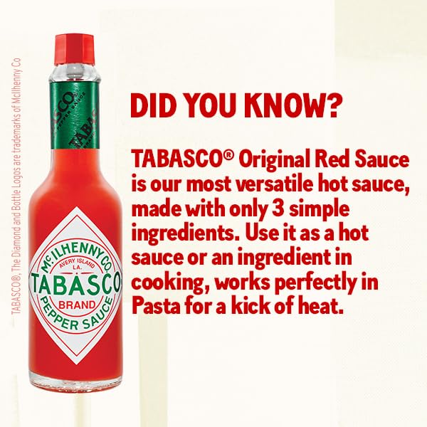 Tabasco Red Pepper Sauce - Classic Bold Flavour | 350ml Bottle