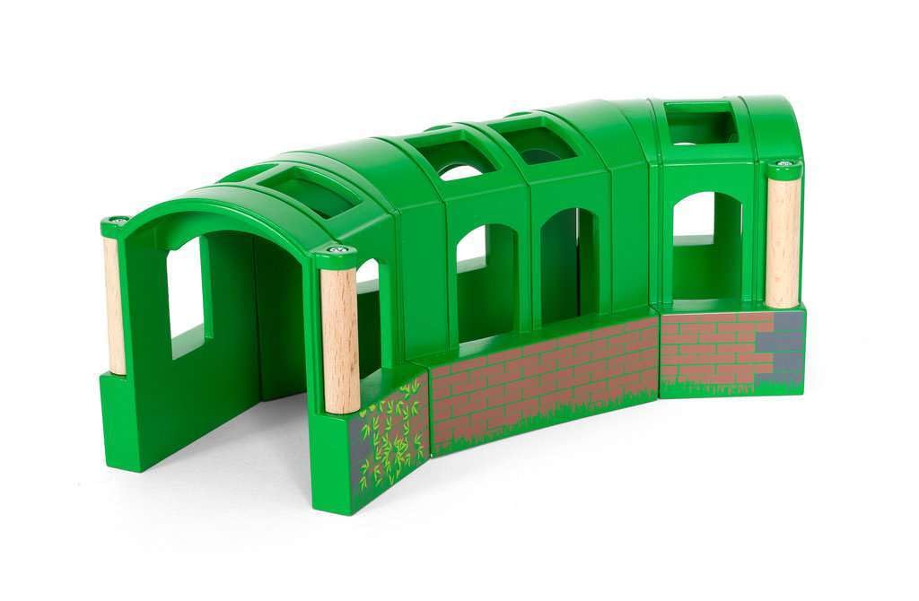 BRIO World Flexible Tunnel Wooden Railway Accessory Set for Kids 8