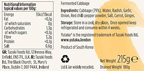 Yutaka - Korean Kimchi 180g 3