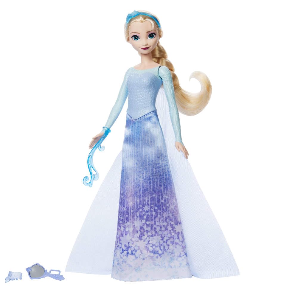 Mattel Disney Frozen Elsa Spin & Reveal Doll Playset - 11 Surprises with Fashion Accessories 4