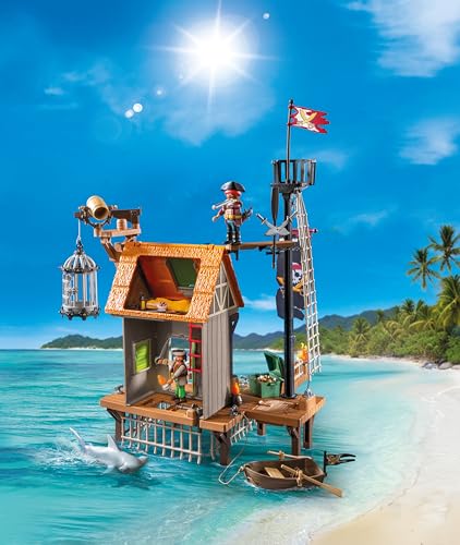 Playmobil Pirate Harbour with Prison Playset - Action Figures for Kids 4+ 7