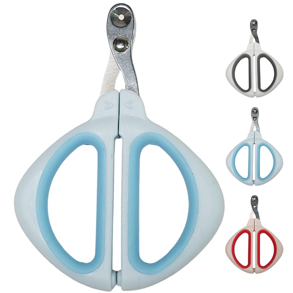 RAM ONLINE Professional Cat Nail Clippers - Stainless Steel Blades | Safety Guard | Ergonomic Grip