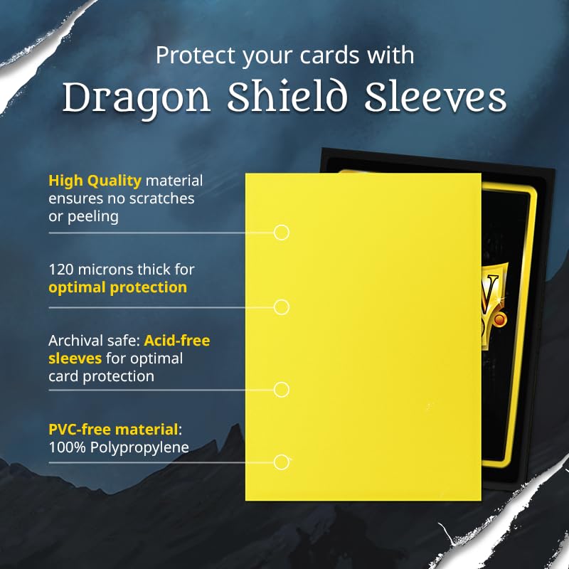 Dragon Shield AT-15141 Card Sleeves - Premium Matte Finish for Trading Card Protection 7