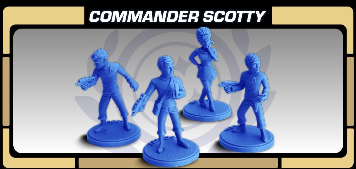 Gale Force Nine Star Trek: Federation Extension - Commander Scotty Away Team