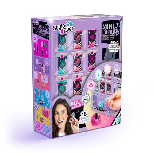 Canal Toys Style 4 Ever Mini Beauty Surprise Dispenser, Mystery Unboxing Vending Machine with 15 Trendy Makeup Miniatures 9
