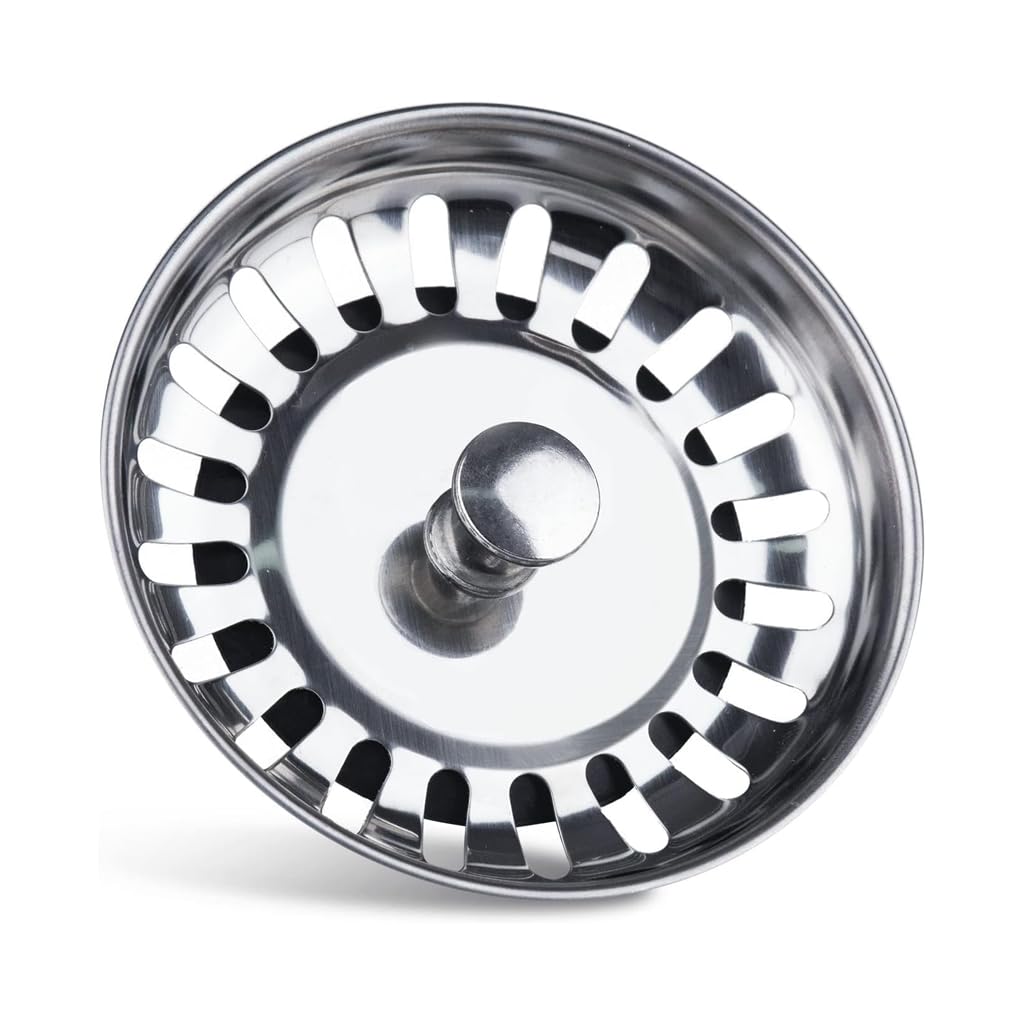 Zuvo 78 mm Edelstahl-Siebstopfen für Küchenspüle, Ersatz