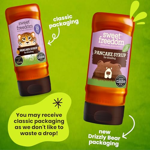 Sweet Freedom Pfannkuchensirup – 350 g | Natürlicher, veganer, kalorienarmer Süßstoff mit Apfel &amp; Johannisbrot 7