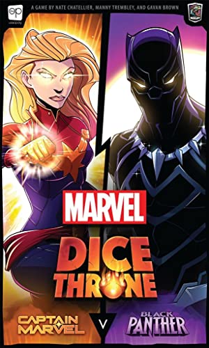 USAopoly Marvel Dice Throne - Captain Marvel vs Black Panther Board Game 7