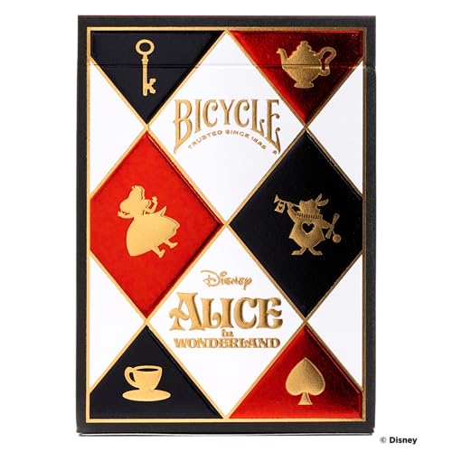 Bicycle Disney Alice in Wonderland Playing Cards - Custom Court Cards | Air Cushion Finish | Made in USA
