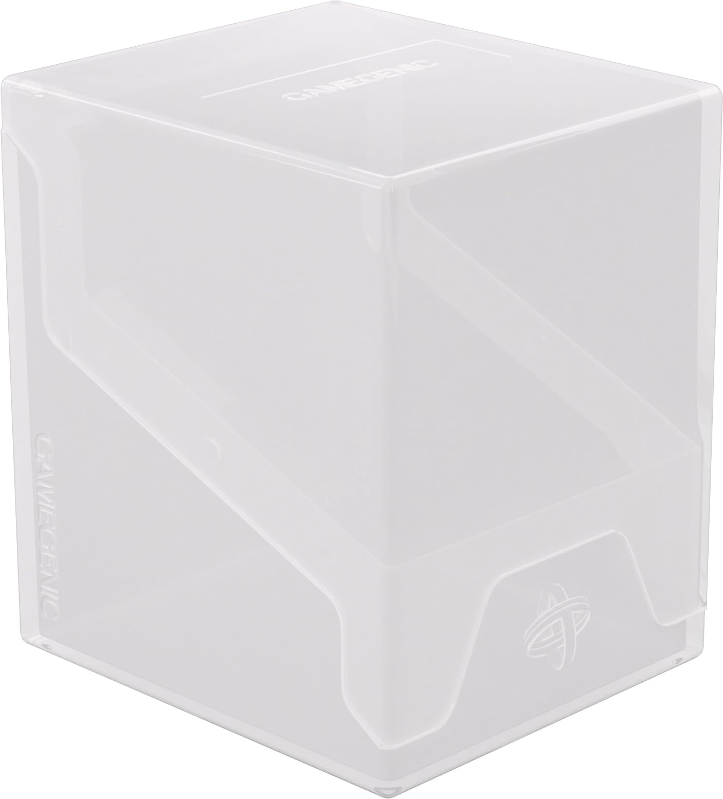 Gamegenic Bastion 100+ XL Deck Box for Trading Cards - White, Holds 100+ Double-Sleeved Cards