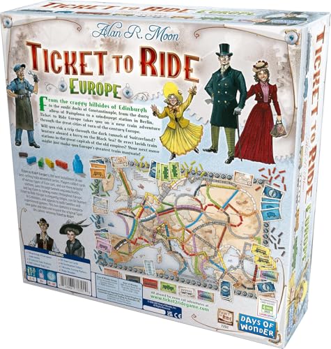 Days of Wonder Ticket to Ride Europe Board Game 6