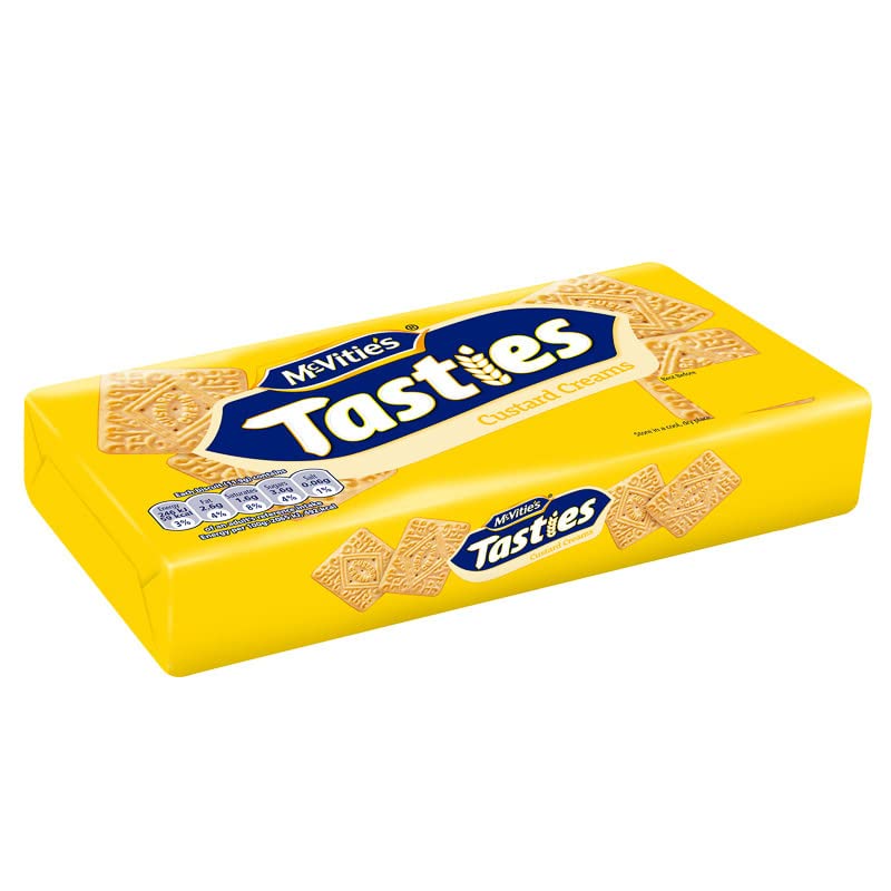 McVitie's Tasties Custard Creams Biscuits, 300 g (Pack of 1)