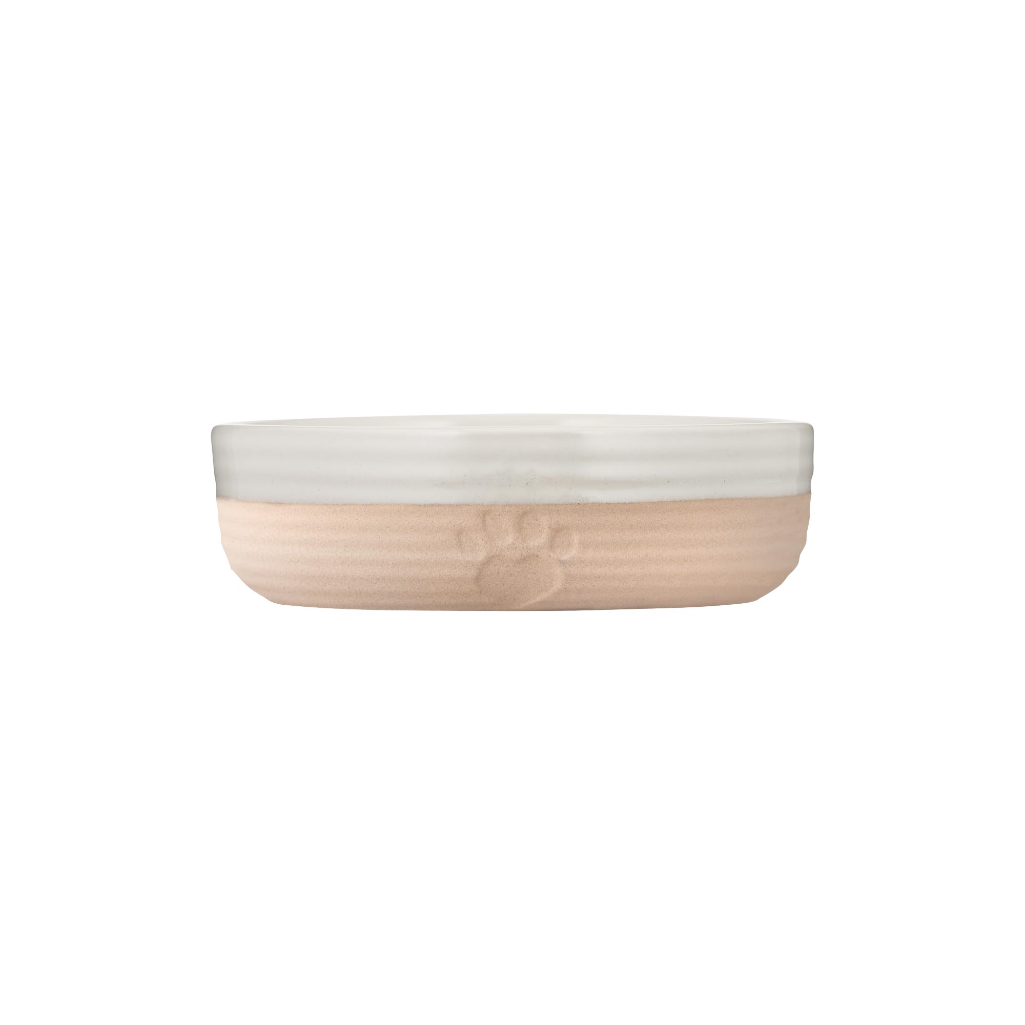 Mason Cash Hearts Paw Small Pet Bowl - 13cm Diameter, 250ml Capacity | Durable Stoneware