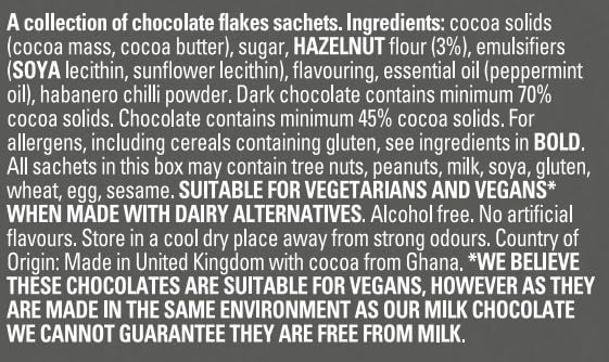 Hotel Chocolat Vegan Hot Chocolate Selection Sachets - 10 Sachets, 5 Recipes, Compatible with Velvetiser 10