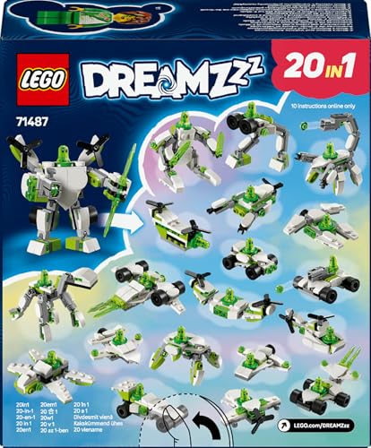 LEGO DREAMZzz Z-Blob’s Robot and Vehicle Adventures Set 71487 | 20 Build Options | Ages 7+ 11