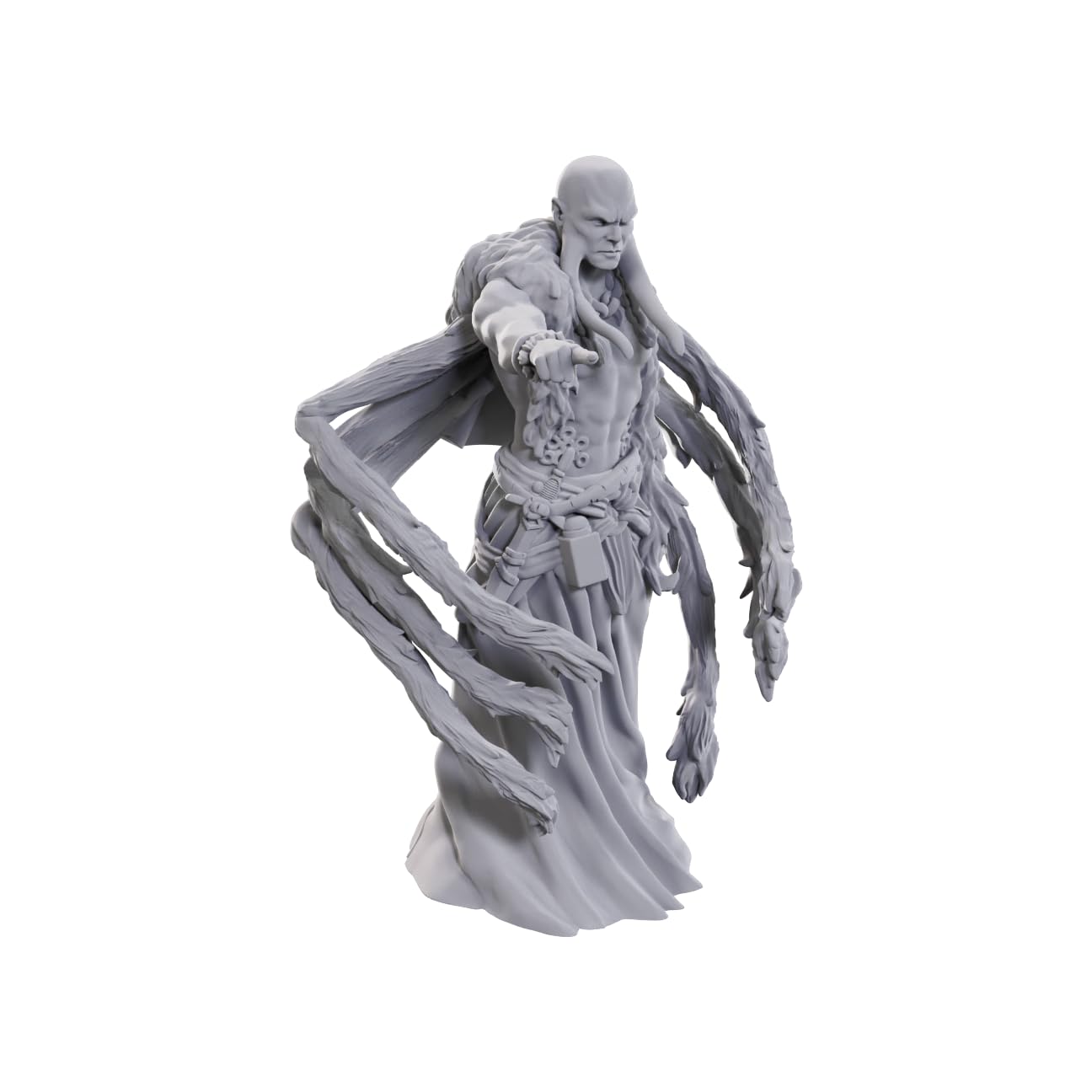 WizKids D&D Nolzur's Marvelous Miniatures - Kraken Priest (Wave 24) | Unpainted Plastic Figure