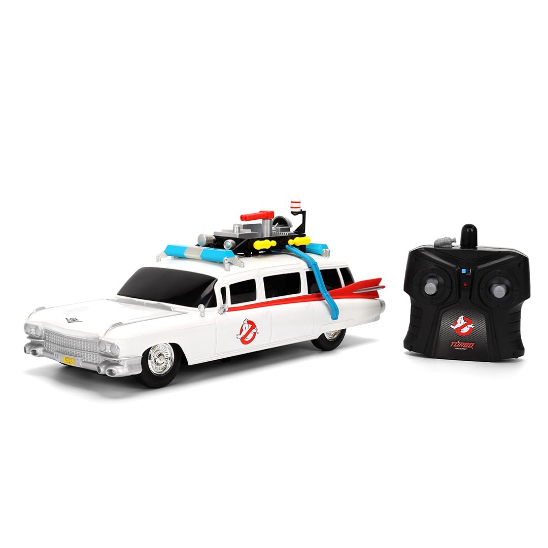 Jada Ghostbusters Ecto-1 1:16 Scale Remote Control Car - Full-Function RC Vehicle for Kids 6+ 3