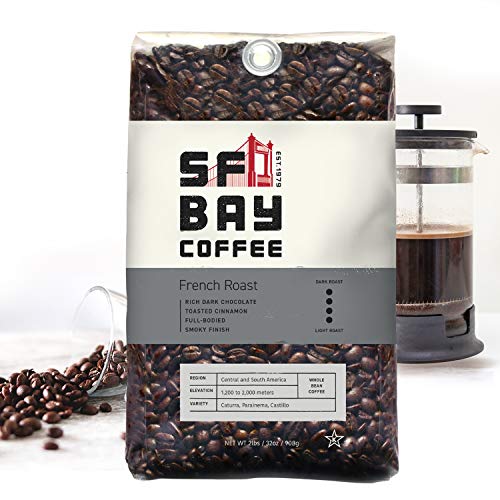 San Francisco Bay French Roast Whole Bean Coffee 908g - Dark Roast Arabica 5