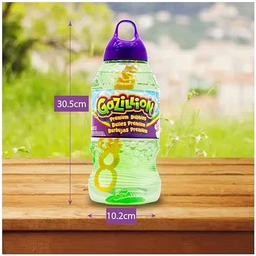Gazillion Bubbles Original Bubble Solution 2L with 7-in-1 Wand - Non-Toxic, Long-Lasting Bubbles for Outdoor Play 6