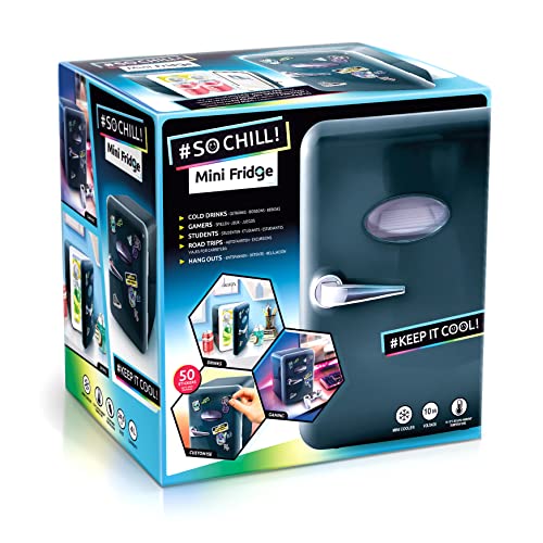So Chill Mini Fridge - Compact 4L USB-Powered Cooler with Stickers for Personalization 10