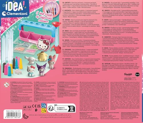 Clementoni IDEA Hello Kitty Pen Creator Studio - Personalized Pen Making Kit for Kids 8